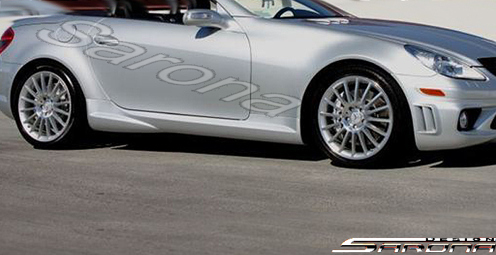 Custom Mercedes SLK  Convertible Side Skirts (2005 - 2011) - $590.00 (Part #MB-042-SS)